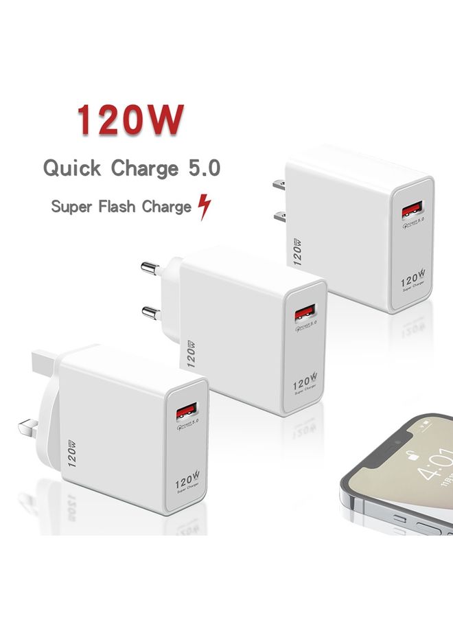 Beauenty 120W USB Super Fast Charging Charger Suitable, Plug Size:EU Plug - Image 3