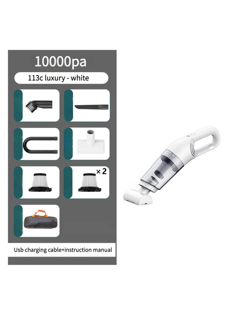 Cordless 2 in 1 air duster and handheld vacuum cleaner with strong suction for keyboard car and home use - Image 2