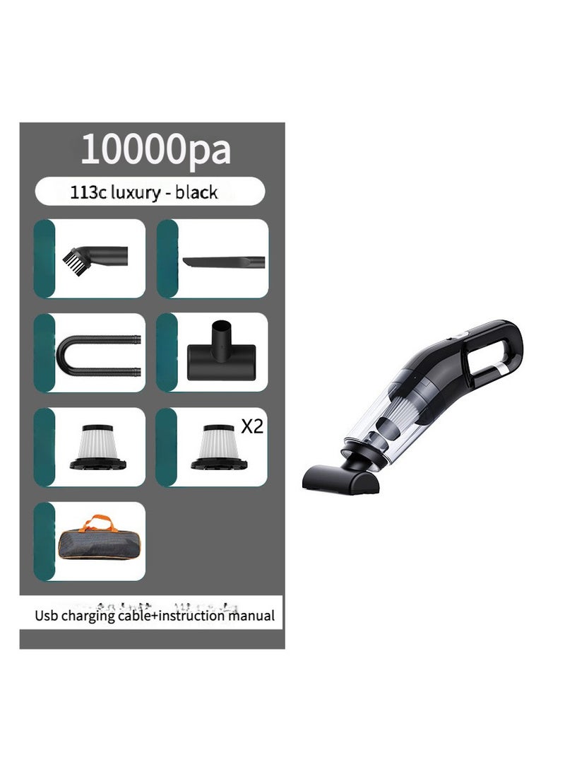 Cordless 2 in 1 air duster and handheld vacuum cleaner with strong suction for keyboard car and home use - Image 3