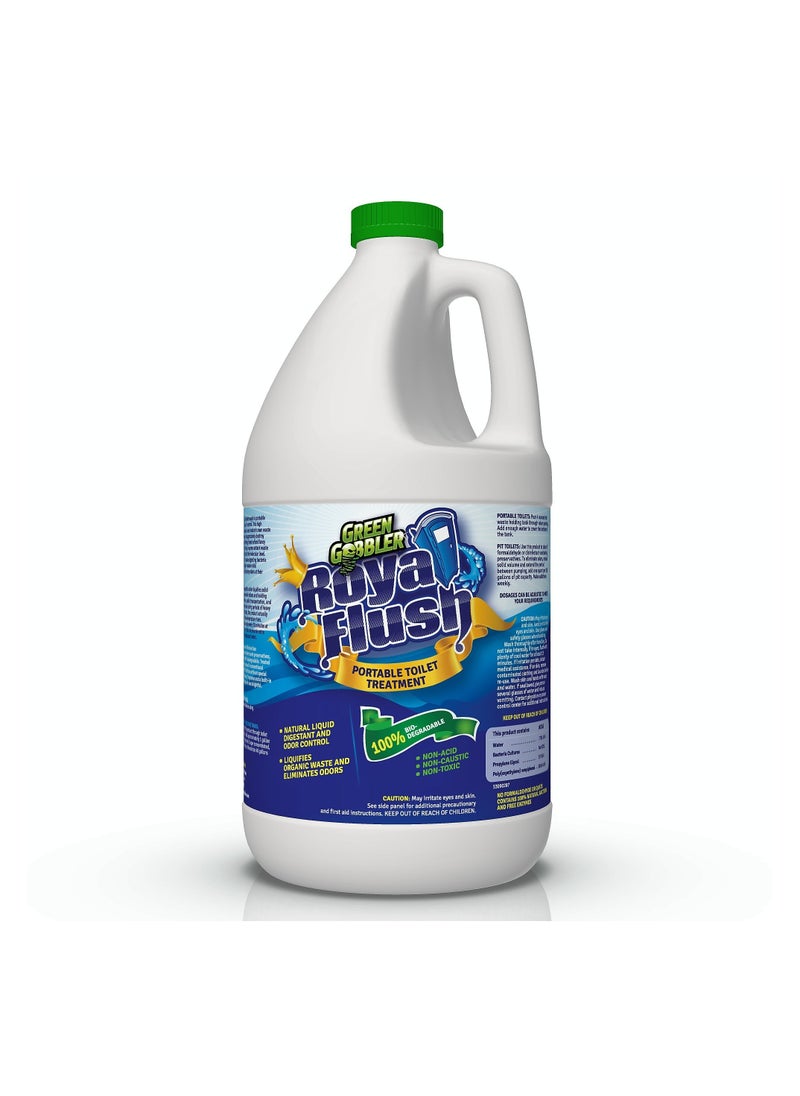 GREEN GOBBLER - Portable Toilet Porta Potty Chemical Waste DIGESTANT & DEODORIZER - 1 Gallon/Fresh Scent (Up to 42 Doses per Gallon) - Image 1