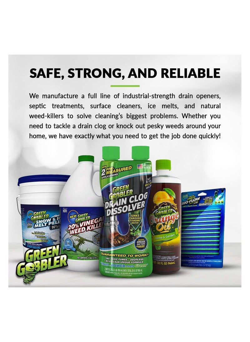 GREEN GOBBLER - Portable Toilet Porta Potty Chemical Waste DIGESTANT & DEODORIZER - 1 Gallon/Fresh Scent (Up to 42 Doses per Gallon) - Image 1