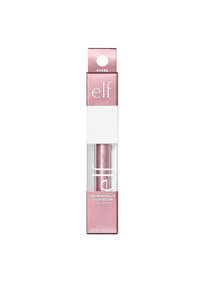 elf Liquid Metallic Eyeshadow, Gel Formula, High-Impact Multi-Dimensional Finish, One-Swipe Coverage, Little Dipper, 0.1 Fl Oz (3mL) - Image 5