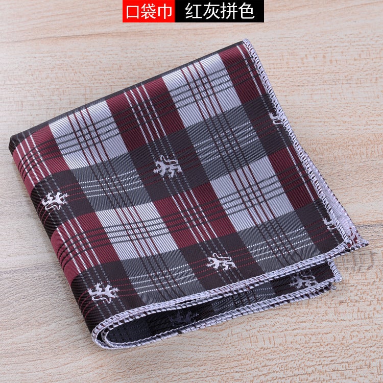 Manufacturer'S Pocket Square Men'S Suit Pocket Square Handkerchief Korean Style Dress Chest Pocket Square Handkerchief Trendy - Image 1