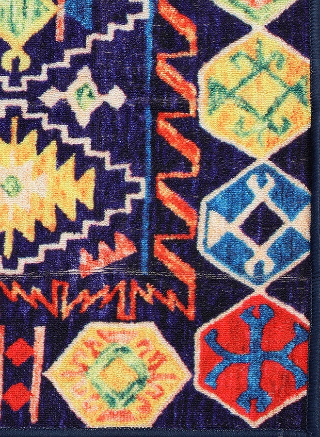 Status سجاد حالة لعرفة المعيشة|(الحجم) سجادة مطبوعة لتزيين غرفة المعيشة|قاعدة مضادة للانزلاق لأساسيات المنزل|سجاد بوهيمي لعرفة المعيشة (عتيق 407)، بوليستر، متعدد الألوان، مستطيل - Image 5