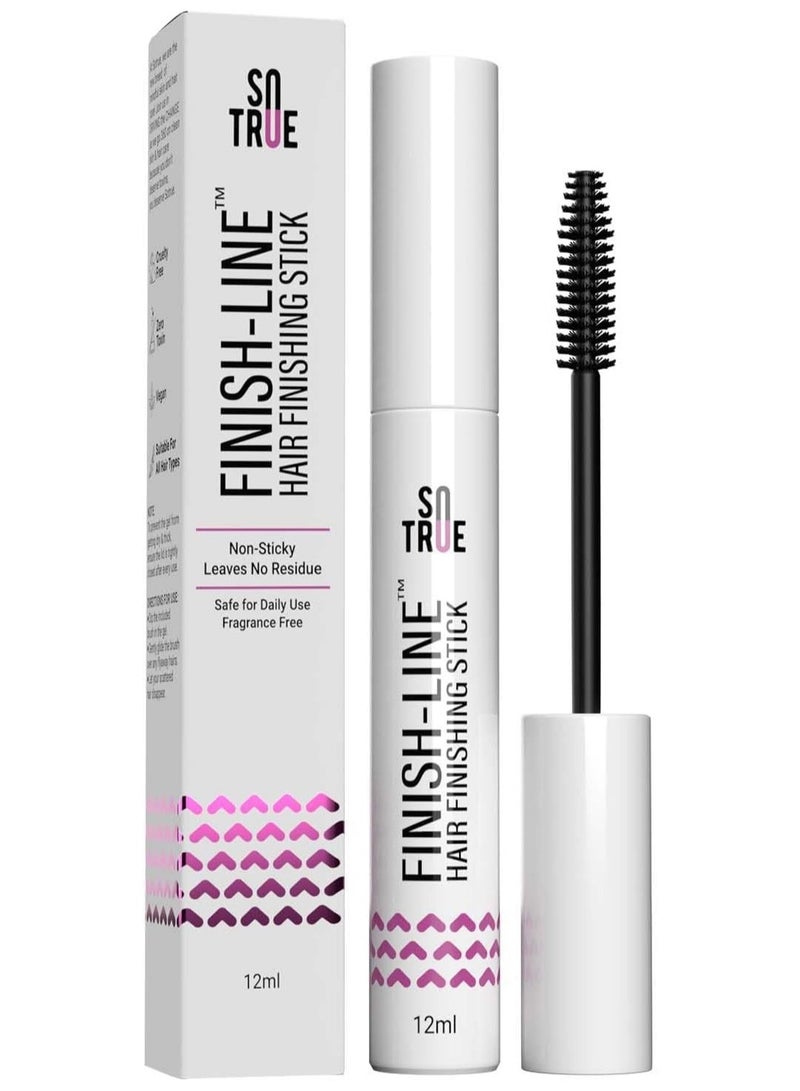sotru Finish Line Hair Finishing Stick For Women 12ml  Anti Flyaway for Smooth Non Greasy and Non Oily Look  For all Hair Types Black - Image 1