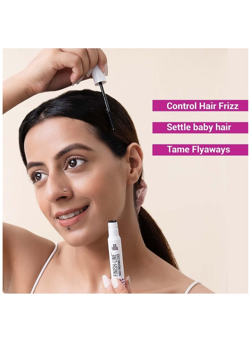 sotru Finish Line Hair Finishing Stick For Women 12ml  Anti Flyaway for Smooth Non Greasy and Non Oily Look  For all Hair Types Black - Image 2