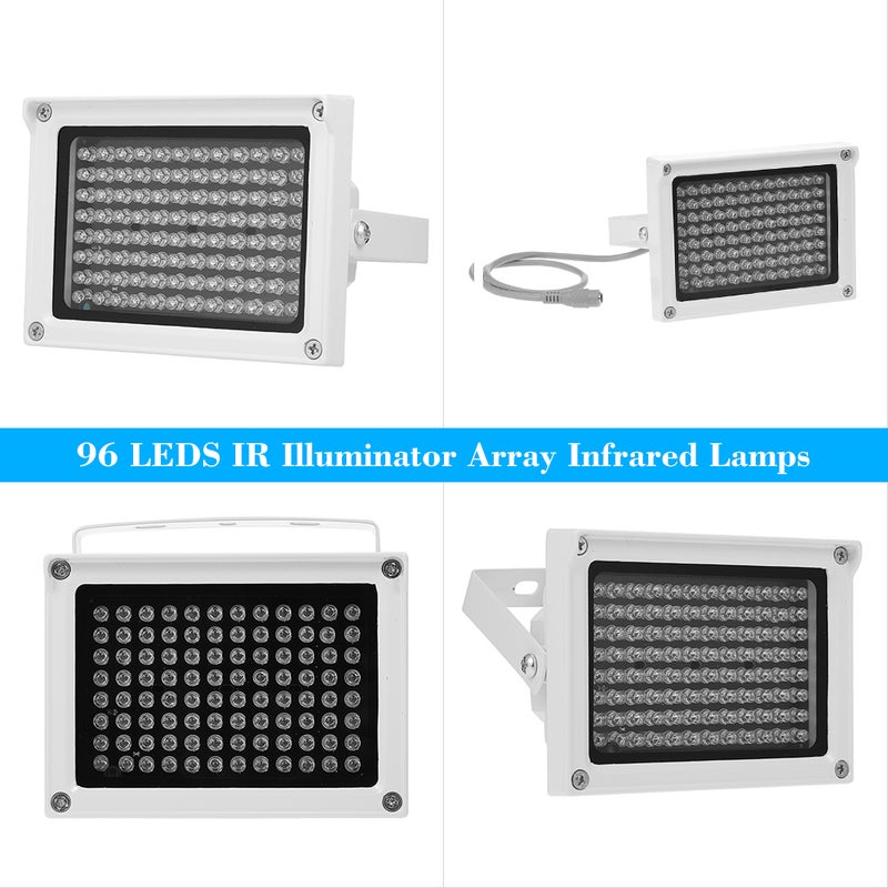 96 LEDS IR Illuminator Array Infrared Lamps Night Vision Outdoor Waterproof For CCTV Security Camera - Image 3