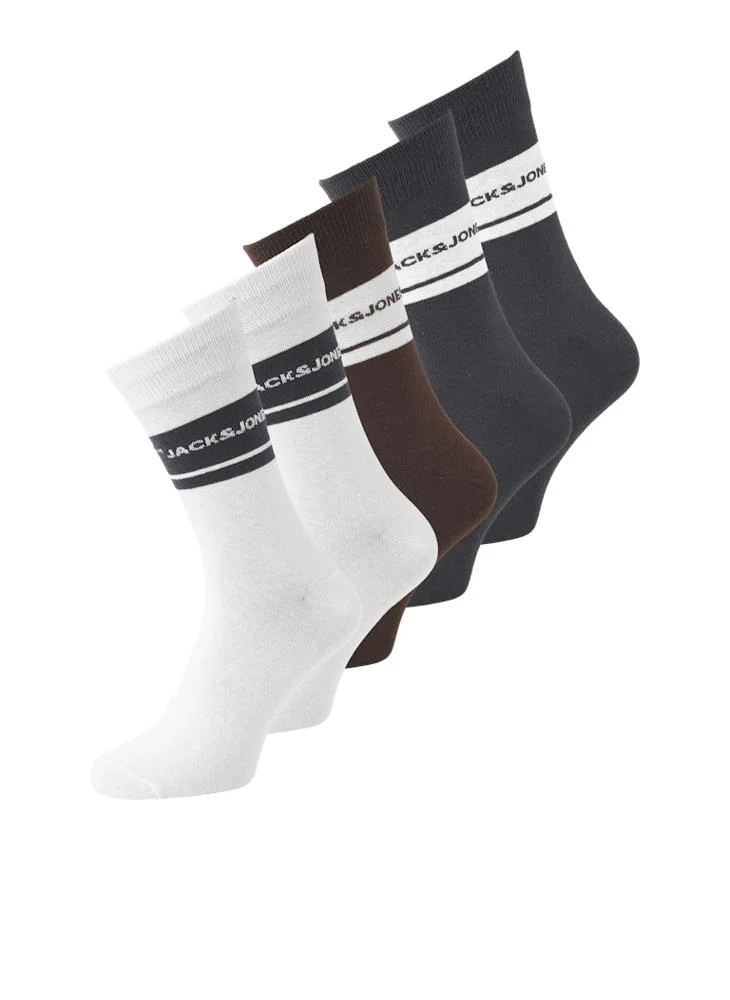 جاك اند جونز 5 Pack Of Crew Socks
