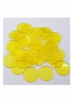 Generic Multicolored Transparent Bingo Chips with Storage Bag 250 Plastic Counting Markers for Games  - Image 4