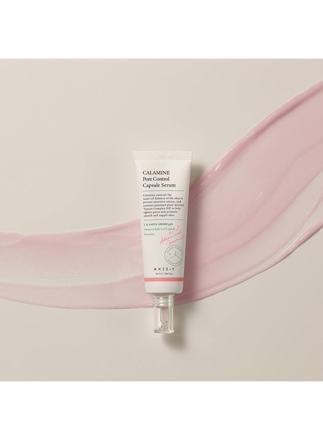 AXIS-Y CALAMINE Pore Control Capsule Serum | 50ml / 1.69 fl. Oz. | Pore Minimizer | Pore Skin Care | Pore Tightening Serum | KBeauty - Image 3