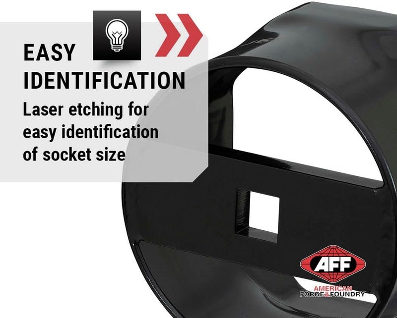 AFF 4-3/8" 8 Point Wheel Bearing Locknut Socket - Image 5