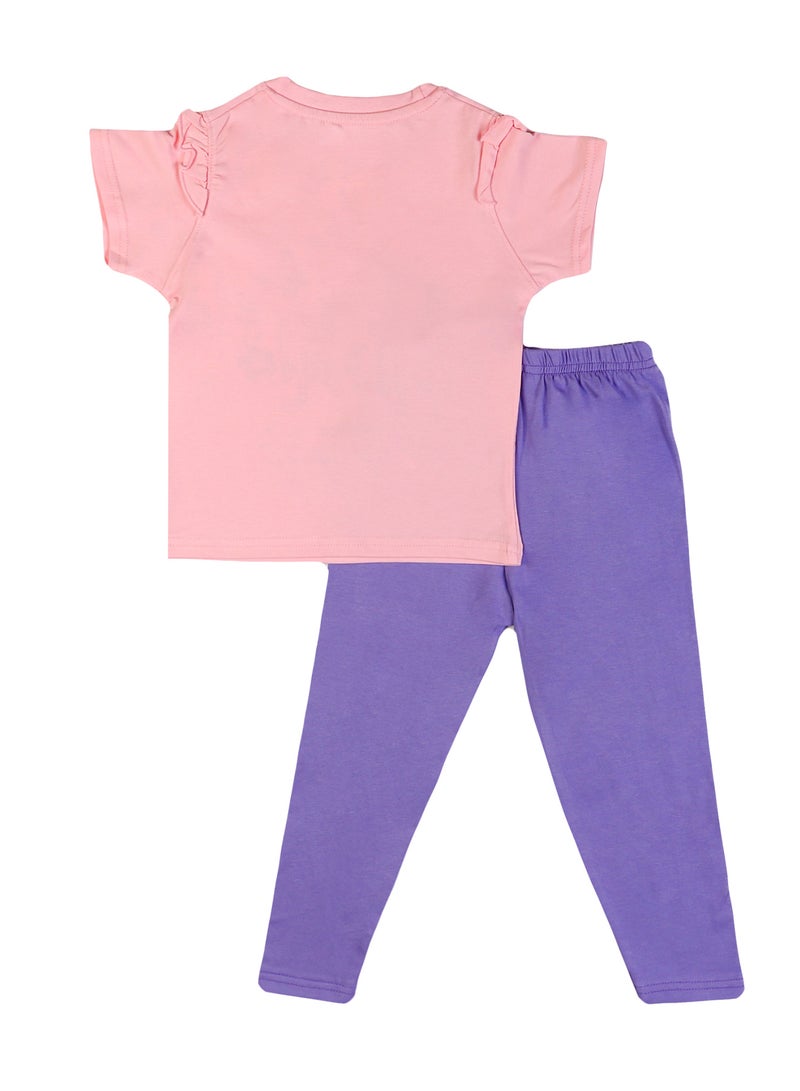 Zercon Summer Pajama Set for Girls - Summer Set for Girls - Image 3