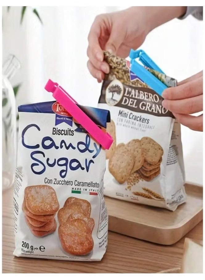 LUBUFAN A Set Of Food Bag Closure Clips, 15 pieces, large size, multi-colored - Image 1