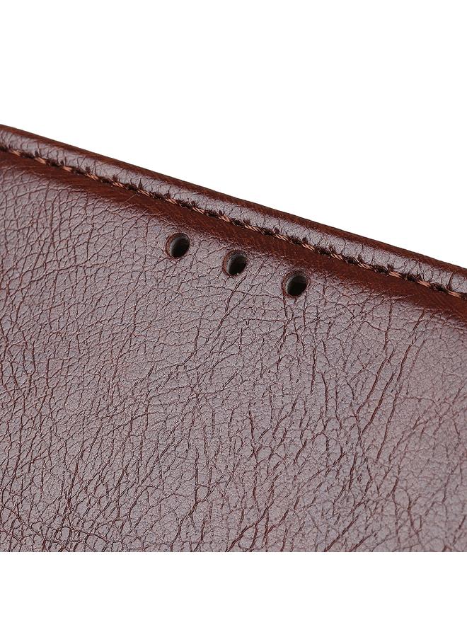 زبون جراب هاتف Google Pixel 7 Pro 5G من جلد النابا الملمس مع غطاء قابل للطي أفقيًا - Image 5