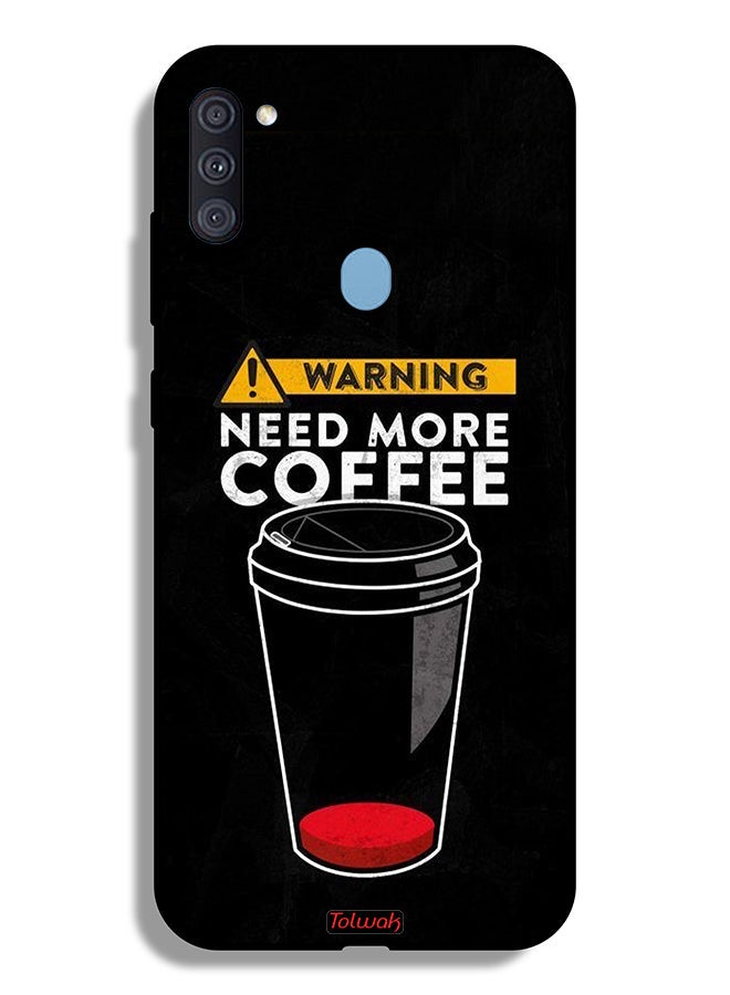 Tolwak Samsung Galaxy A11 Protective Case Cover Need More Coffee - Image 1