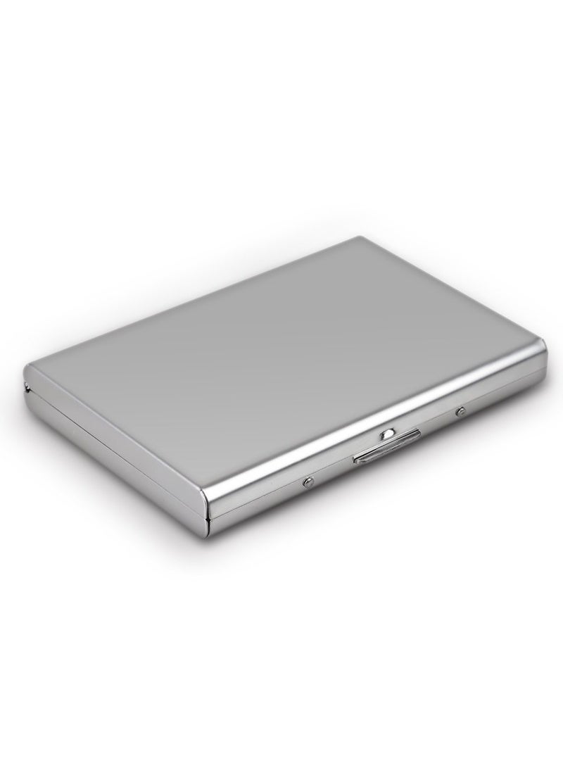 مملكة الإكسسوارات محفظة رقيقة للغاية من الألومنيوم RFID للرجال والنساء - حامل بطاقة ائتمان متين مع 6 فتحات PVC ومزلاج من الفولاذ المقاوم للصدأ - Image 4