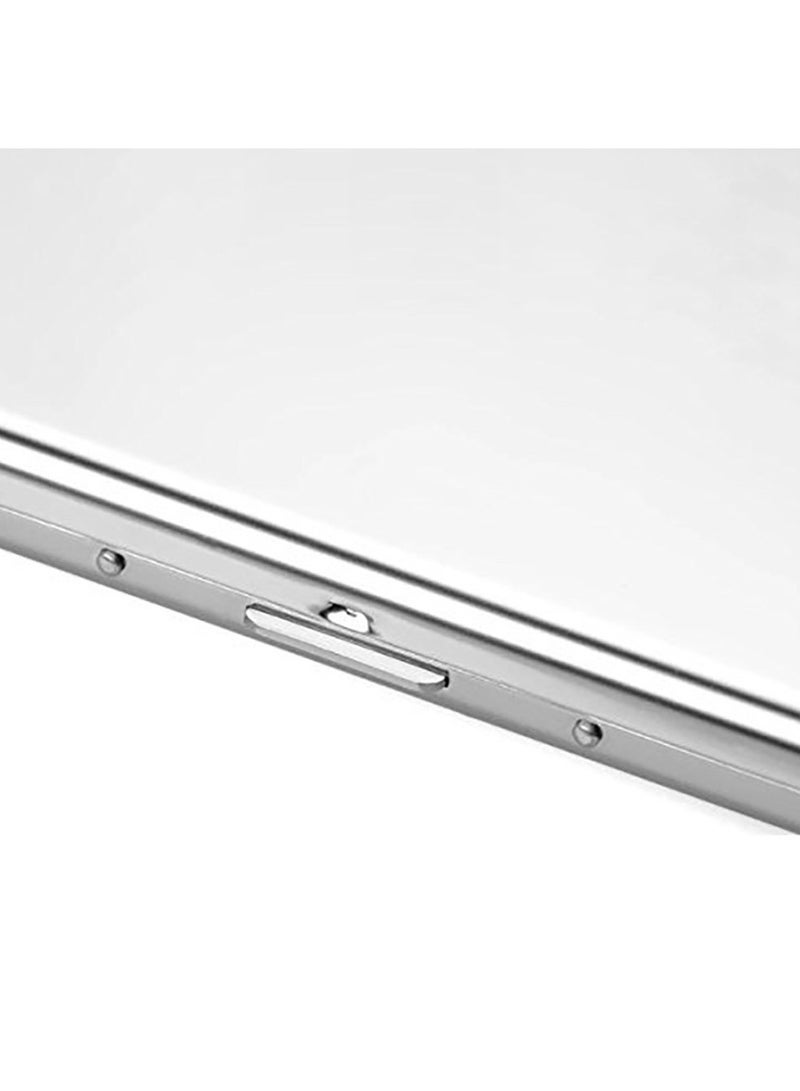 مملكة الإكسسوارات محفظة رقيقة للغاية من الألومنيوم RFID للرجال والنساء - حامل بطاقة ائتمان متين مع 6 فتحات PVC ومزلاج من الفولاذ المقاوم للصدأ - Image 5