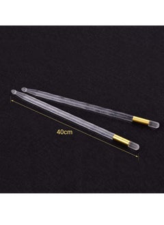 KASTWAVE "5A Acrylic LED Light Up Drum Stick, Noctilucent Glow In the Dark Stage, Drummer Gifts Glow Plastic Drum Sticks for Adults, Luminous Bright Personalized Drum Sticks (1 Pair) "  - Image 4