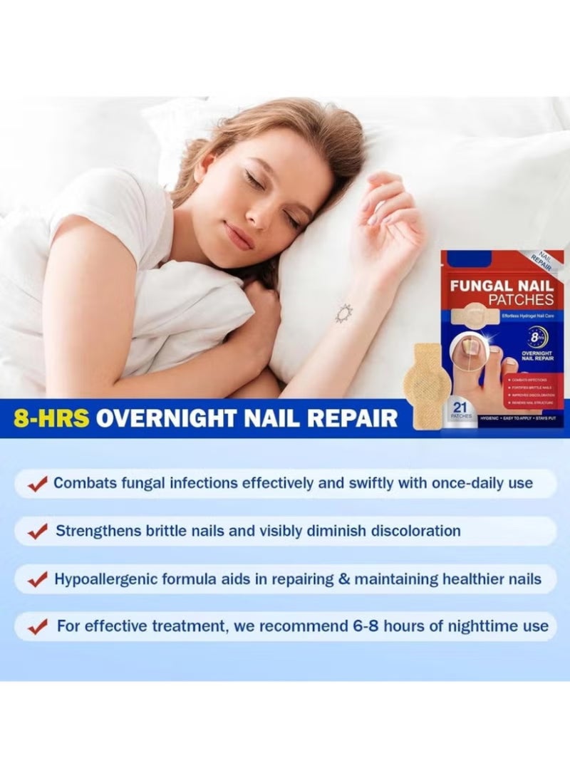 ATRJSZ Fungal Nail Patches: Overnight Repair, Nail Renewal, Quick & Visible Results. - Image 4