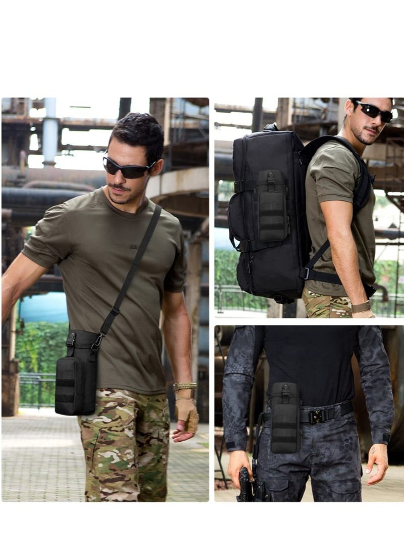 Excefore Tactical Water Bottle Bag for Hiking, Camping, Stay Hydrated on the Go Kettle Canteen Bag Pack Crossbody Bag(800/1000ml)  - Image 4