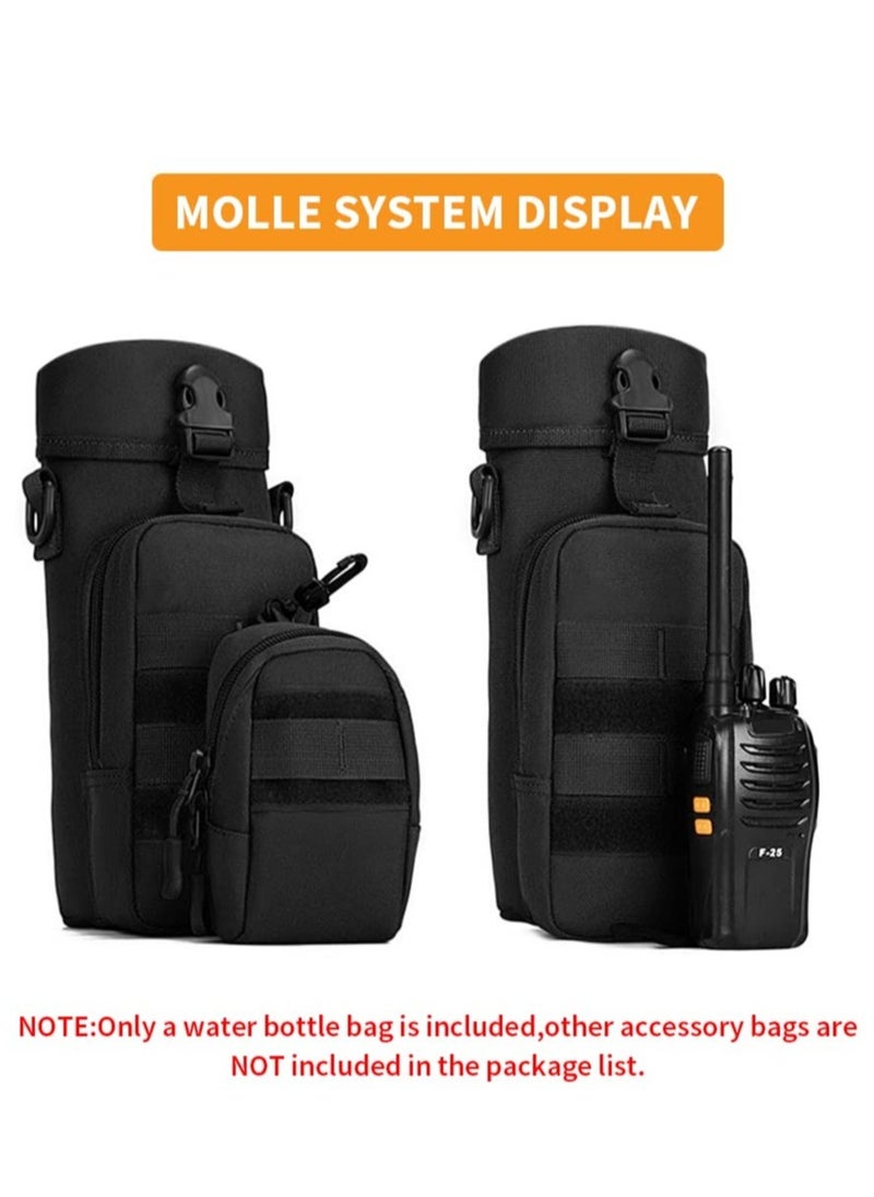 Excefore Tactical Water Bottle Bag for Hiking, Camping, Stay Hydrated on the Go Kettle Canteen Bag Pack Crossbody Bag(800/1000ml)  - Image 2