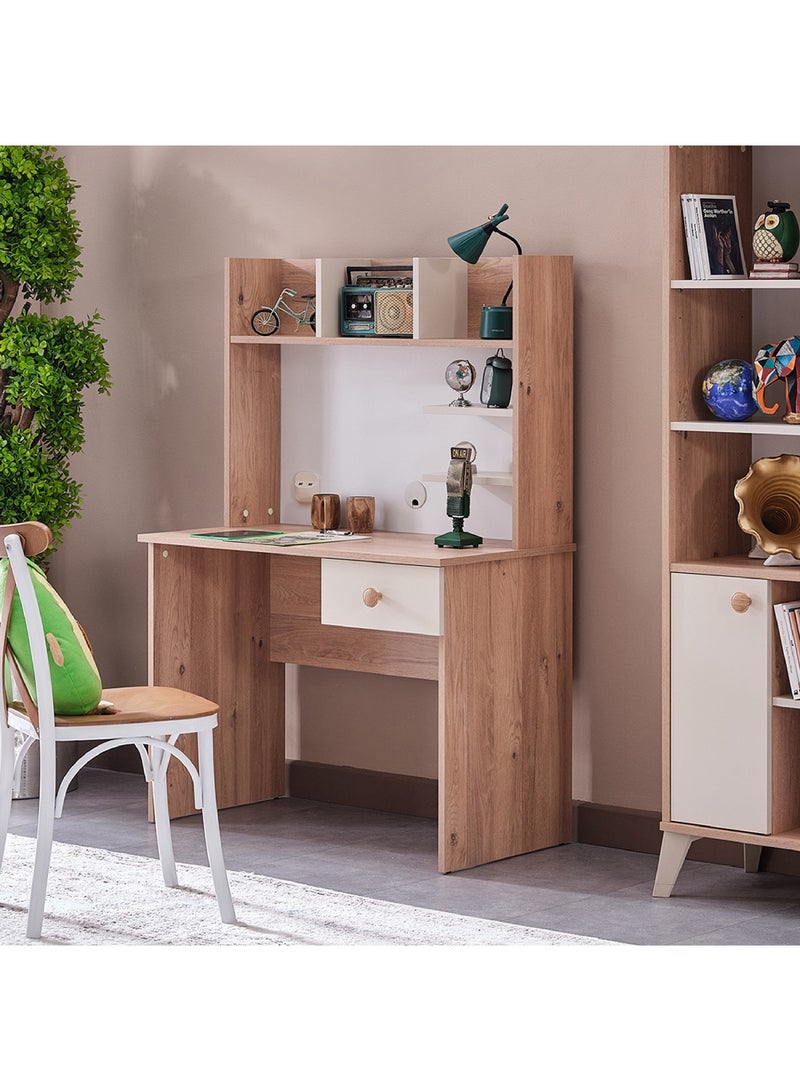 Napoli Smart Study Desk with Hutch 98 x 144.8 x 53 cm