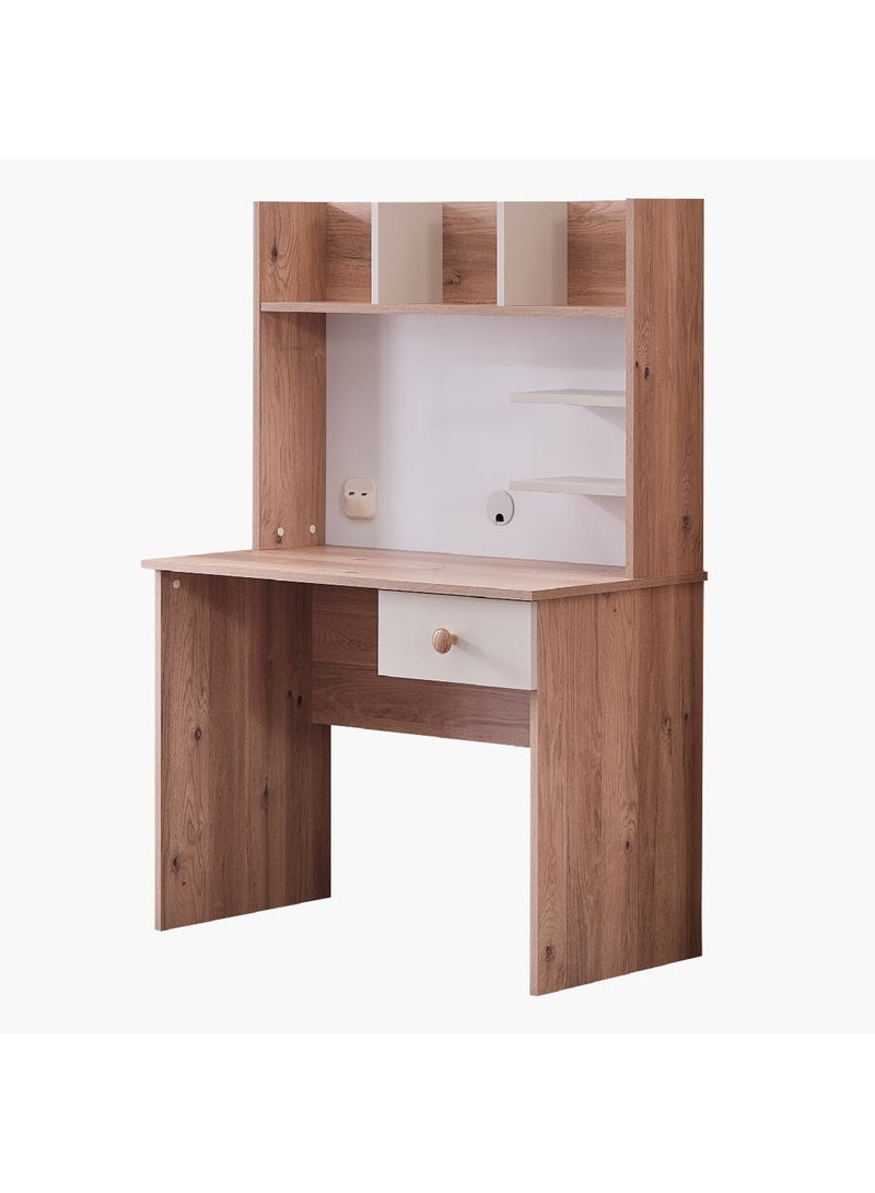 Napoli Smart Study Desk with Hutch 98 x 144.8 x 53 cm
