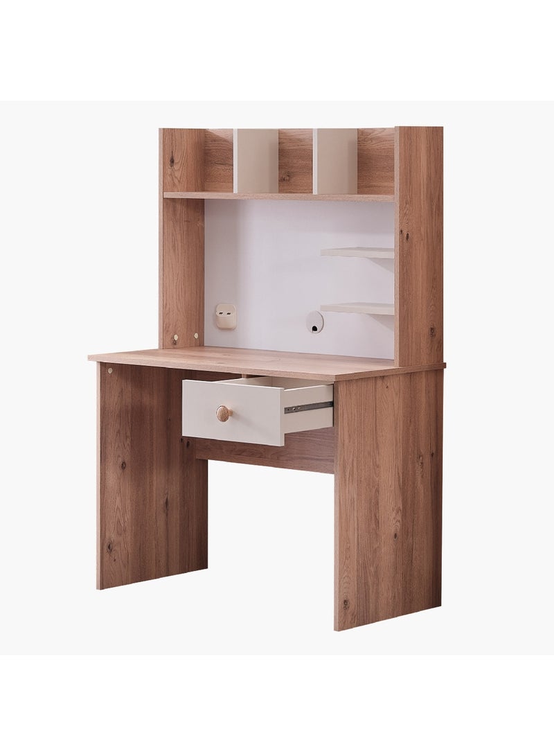 Napoli Smart Study Desk with Hutch 98 x 144.8 x 53 cm
