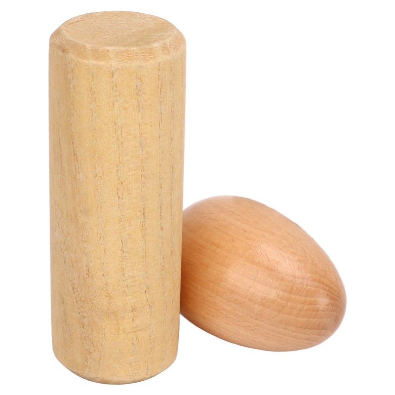 Wood Egg Shaker: Natural Wood Non Angular Design - Lightweight Portable Hand Percussion for Kids Classroom Music Learning & Rhythm Development - Image 4