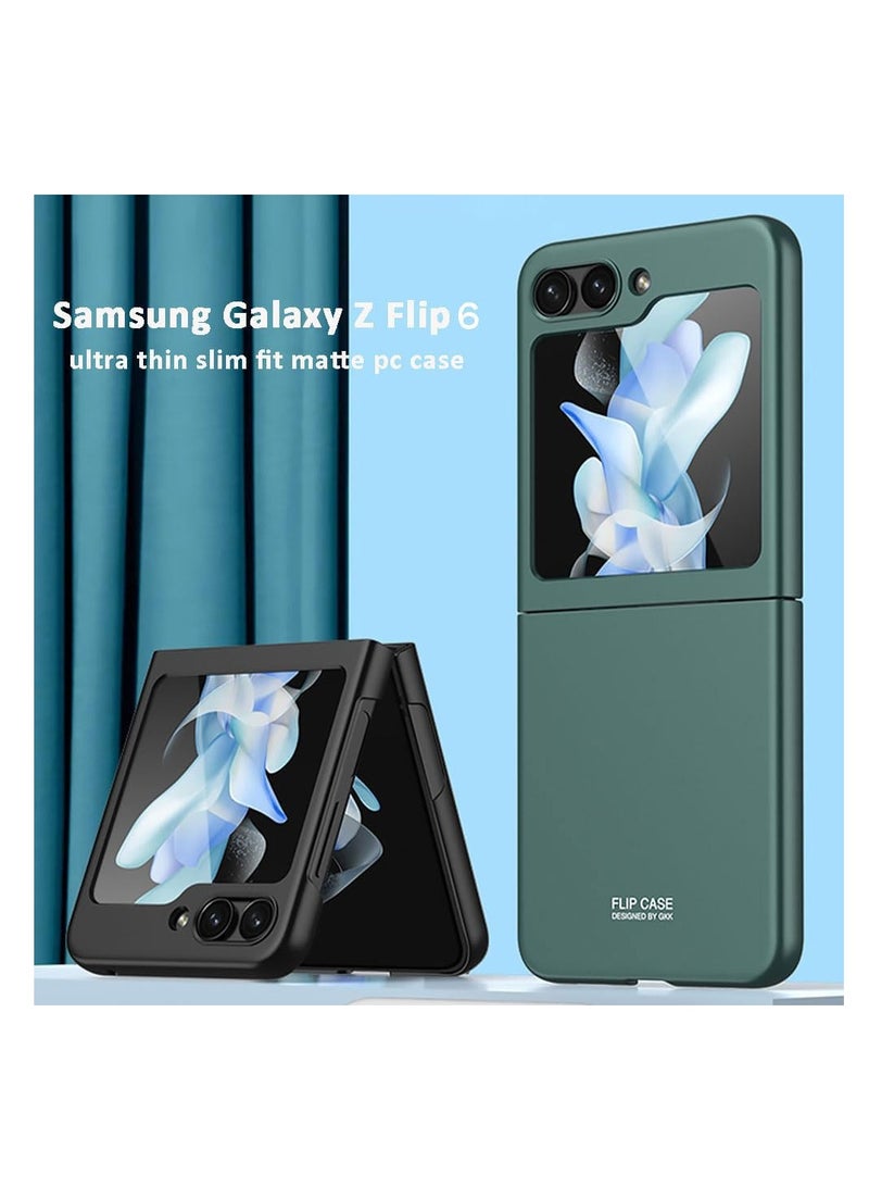 اووكاي سامسونج جالاكسي زد فليب 6 حالة الهاتف المحمول ، سليم الكمبيوتر ماتي ، مع عدم الانزلاق حماية كاملة ، تنطبق على سامسونج جالاكسي زد فليب 6 [ بدون حامي الشاشة الأمامية ] ( الغابات الخضراء ) - Image 2