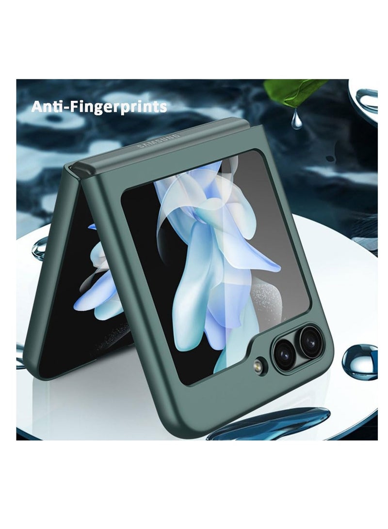 اووكاي سامسونج جالاكسي زد فليب 6 حالة الهاتف المحمول ، سليم الكمبيوتر ماتي ، مع عدم الانزلاق حماية كاملة ، تنطبق على سامسونج جالاكسي زد فليب 6 [ بدون حامي الشاشة الأمامية ] ( الغابات الخضراء ) - Image 5