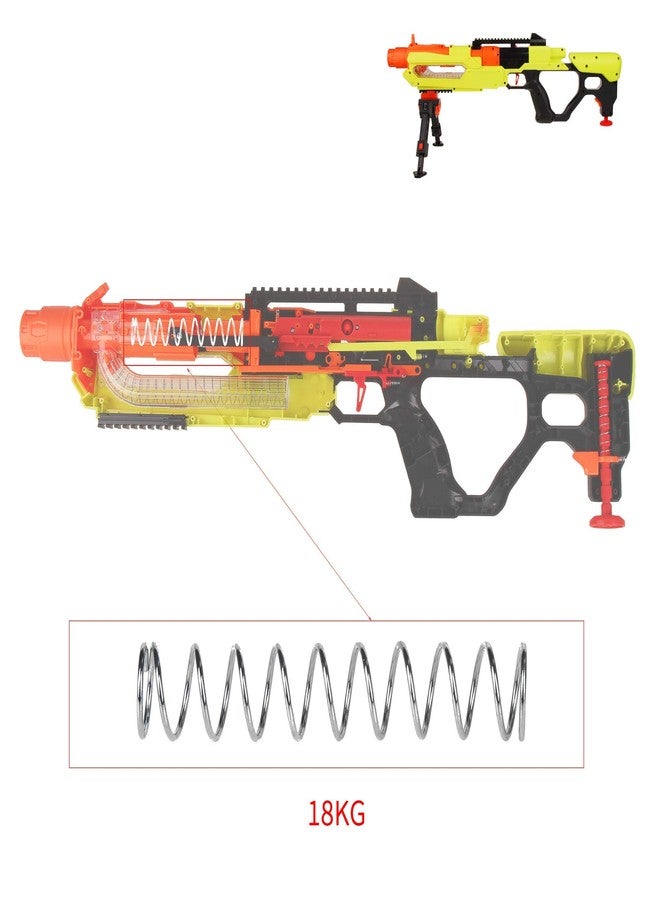 WORKER زنبرك ترقية فضي اللون بوزن 18 كجم من WORKER لبندقية NERF Rival Jupiter XIX-1000 - Image 3