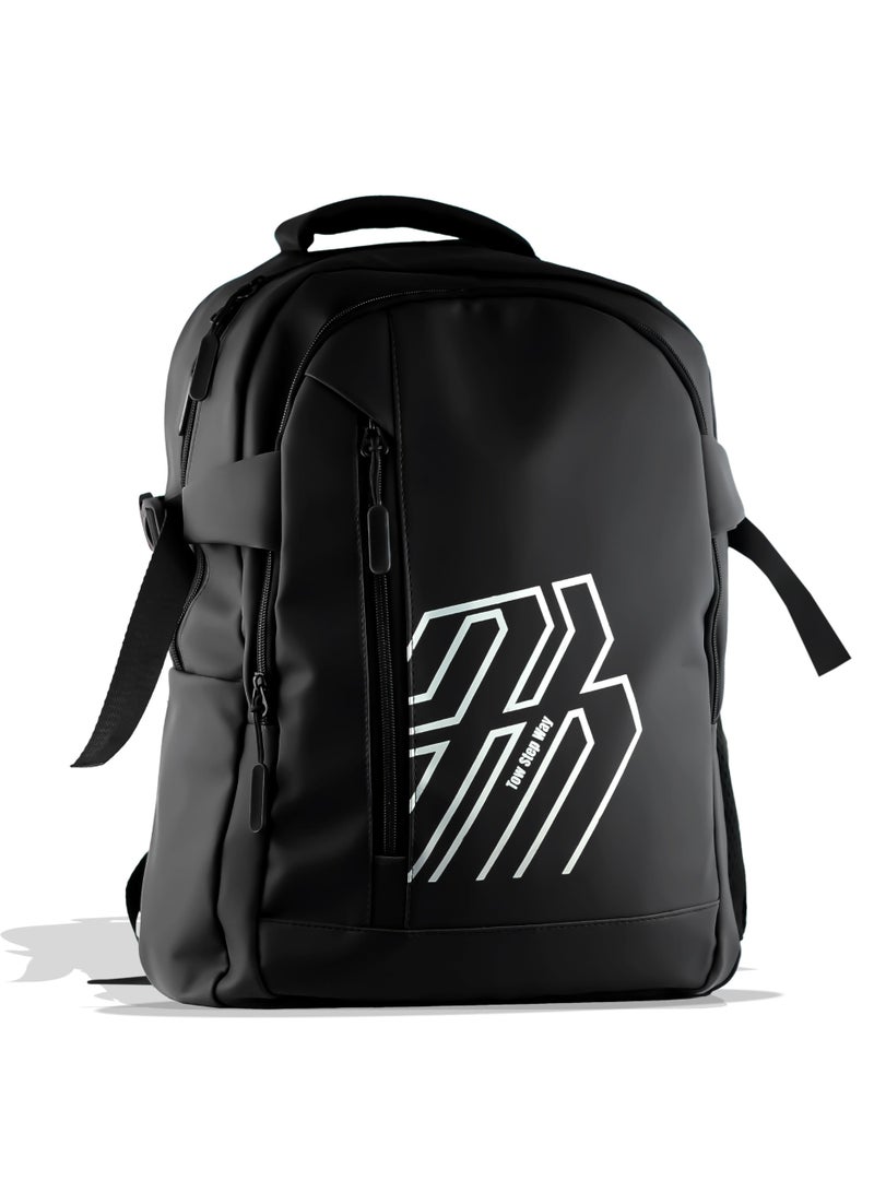 Sport Laptop Backpack 15.6 Inch – Casual & Travel Laptop Bag with USB Port, Anti-Theft Pocket, Lightweight & Waterproof Backpack for College, Work, Gym, and Daily Use (Black) - Image 1