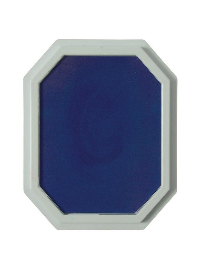 Constructive Playthings Large Washable Stamp Pad For Kids Rubber Ink Pads Use In Art Classrooms Or For Scrapbook Supplies Blue Colored Ink Toddler Toys For Ages 3 Years & Up - Image 2