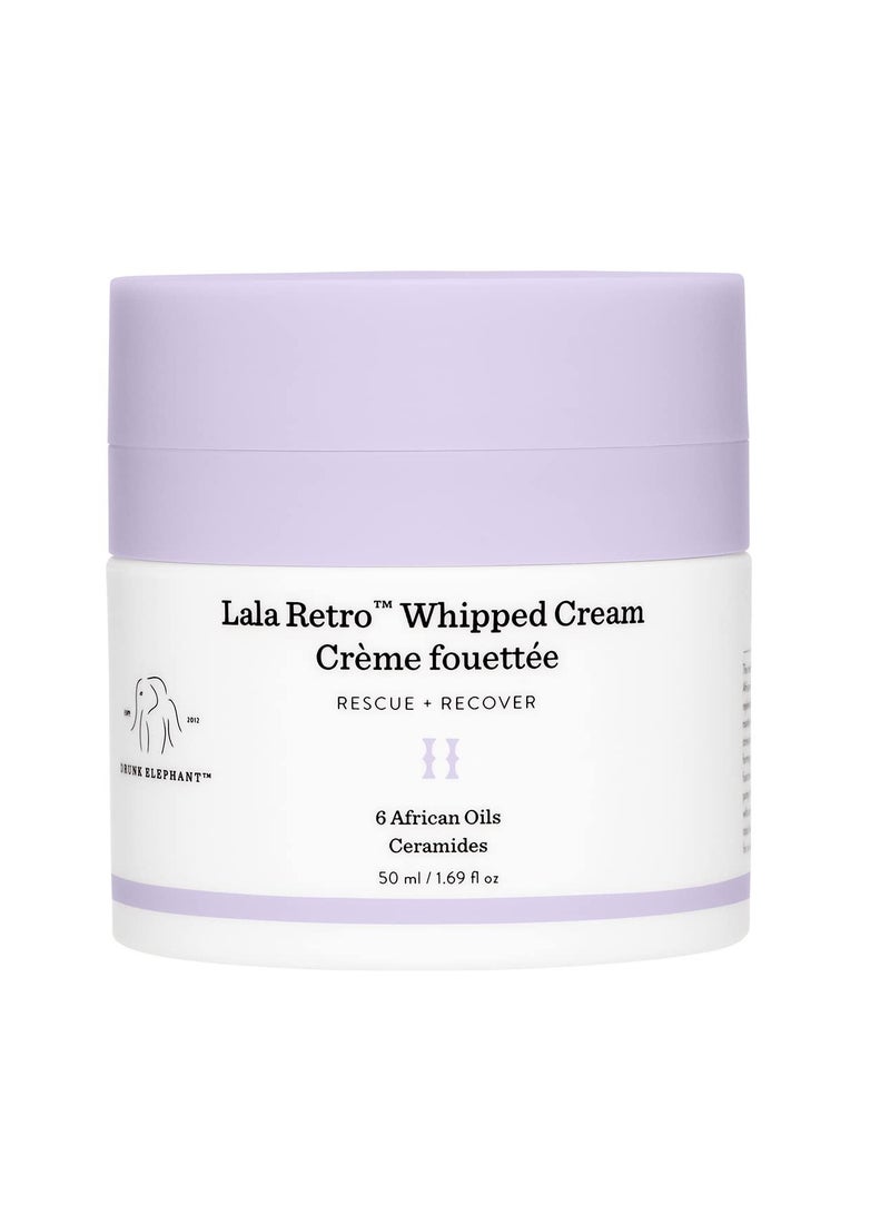 Drunk Elephant Lala Retro Whipped Cream- anti-aging moisturizer for Dry Skin (1. 69 fl oz) - Image 1