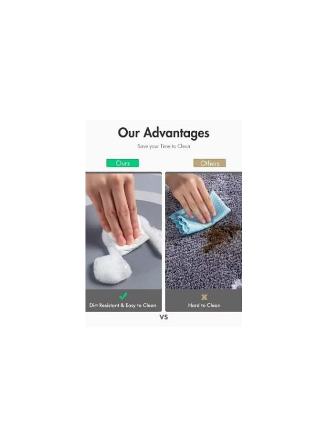 Zaboon farraj for household utensils bath mat super absorbent soft non-slip and fast drying 60x180cm multicolor - Image 2