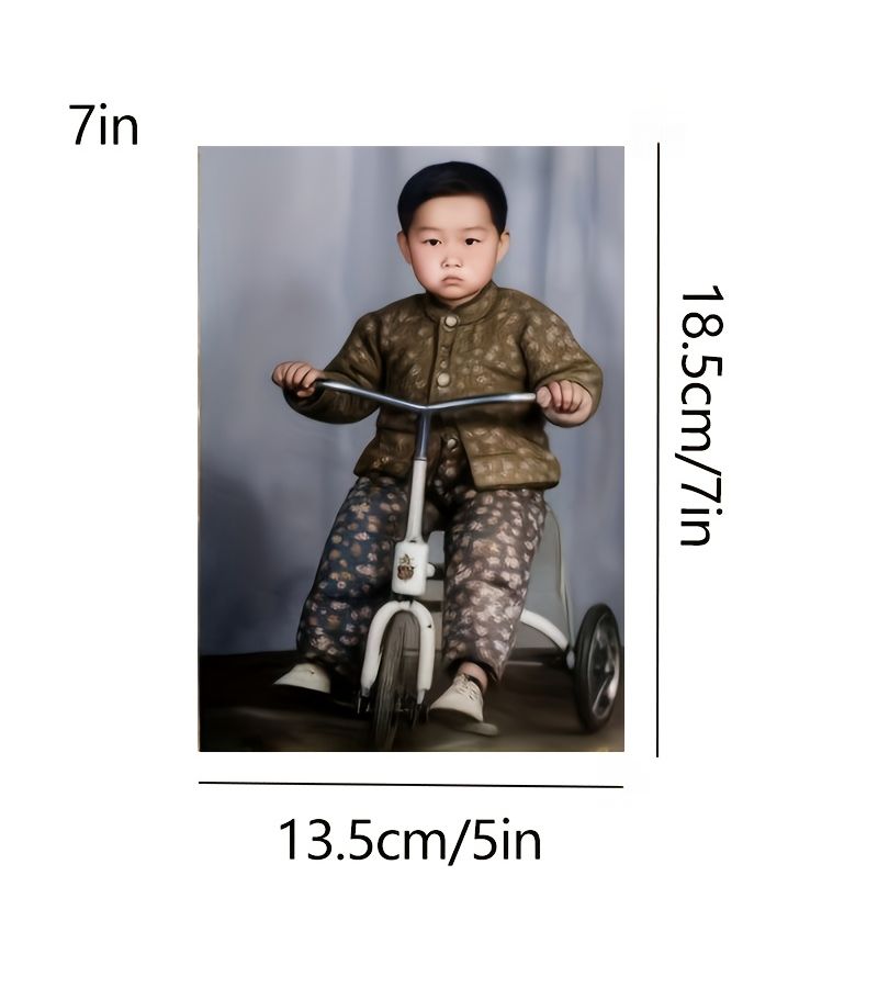 Black And White 4 Inches Old Photo Restoration Repair Revival - Image 3