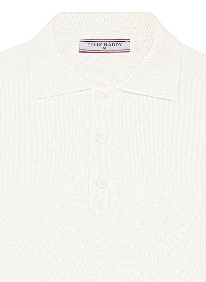 FELIX HARDY Pullover with Polo Collar