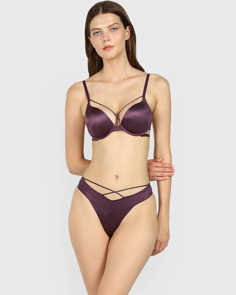 Isla & Evie Isla & Evie Obvious Double Pushup Plunge Bra