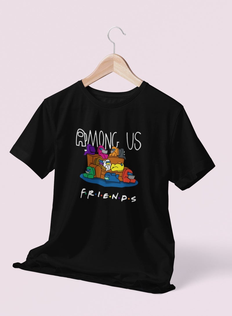 ZOOM AMONG US FRIENDS DESIGN FOR KIDS T-SHIRT