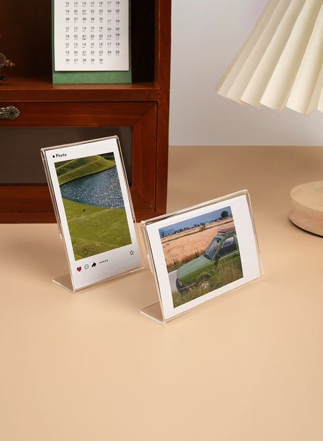 غابة خضراء برواز  مجموعة إطارات الصور الصغيرة للعرض على المكتب، إطارات الصور الصغيرة لكاميرا Instax Mini، مجموعة أفقية ورأسية من قطعتين - Image 4