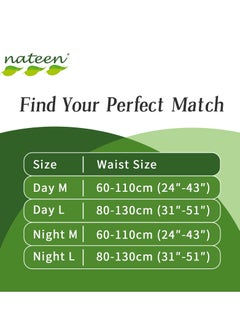 nateen Nateen Hospeen Adult Diaper Pants size Medium, Adult pull ups for light Incontinence, period pants for heavy flow, super comfort fit women panty for postpartum, waist size 60-110cm, Day 40 counts.  - Image 4