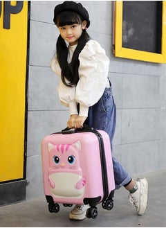 GoldenLike Kids Luggage Children Travel Suitcase 20 Inch Cartoon Rolling Trolley Case with Wheels Children's Carry on Luggage for Boys Girls Travel and School  - Image 2