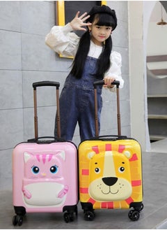 GoldenLike Kids Luggage Children Travel Suitcase 20 Inch Cartoon Rolling Trolley Case with Wheels Children's Carry on Luggage for Boys Girls Travel and School  - Image 3