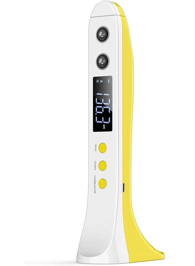 The Bros Ultrasound Body Height Stadiometer, Portable Handheld Cordless Height Measurement Device, with Temperature Display, Precision Room Decor, for Children and Adults 30cm-220cm / 11.8in-86.6in - Image 1