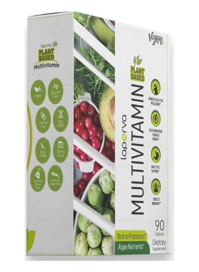 Laperva فيتامينات متعددة نباتية، 90 قرص، 30 حصة