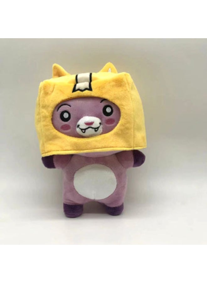 Generic - Lankybox Paper Box Plush Doll - Adorable Cat Head Costume Plush Toy - Image 1