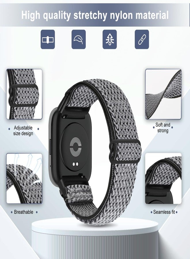 Tiptops Bands Compatible with Xiaomi Redmi Watch 3 Active/Watch 3 Lite Replacement Nylon Wristband Strap Elastic - Image 3