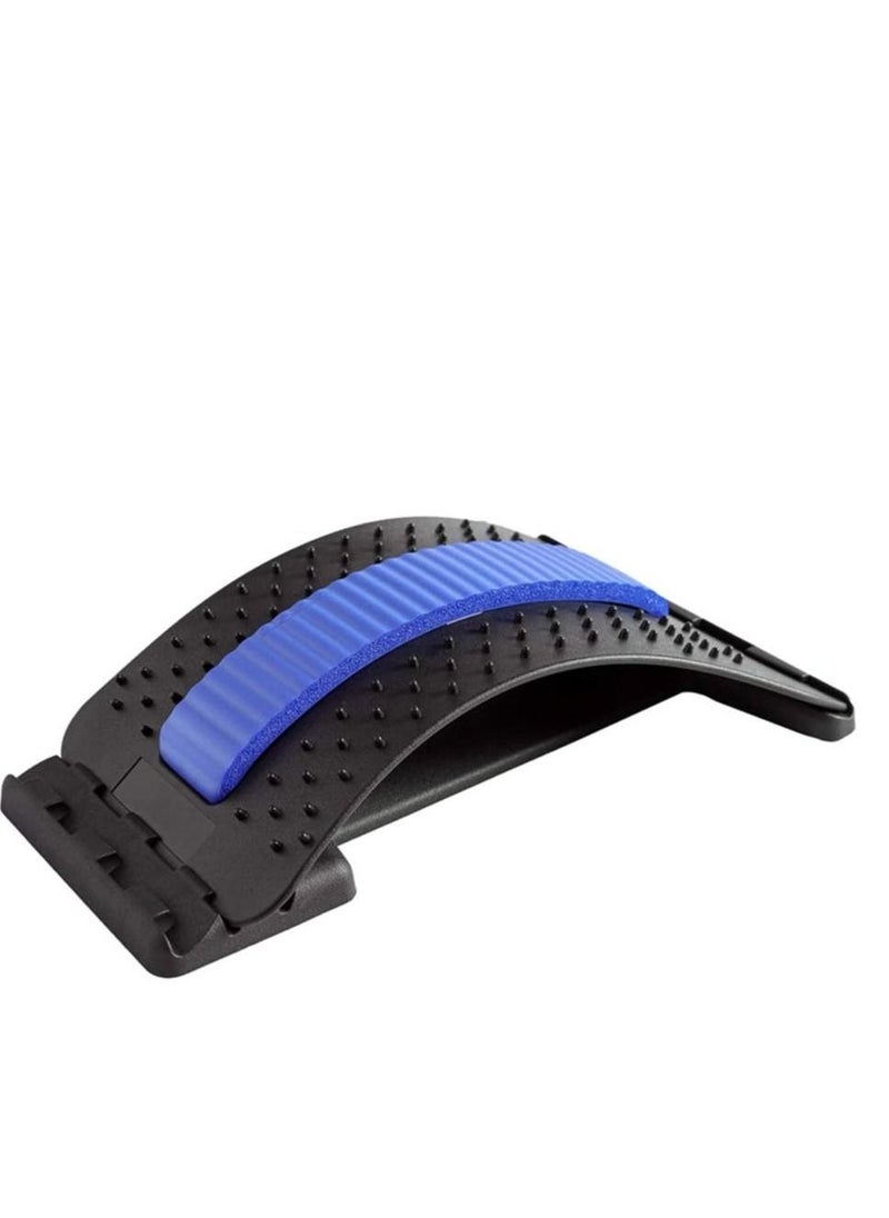 Generic 3 Heights Adjustable Back Stretcher For Pain Relief, Lower Back Stretcher With Massaging Points  Cushion Foam, Spine Deck For Office Chair, Car, Travel  - Image 2