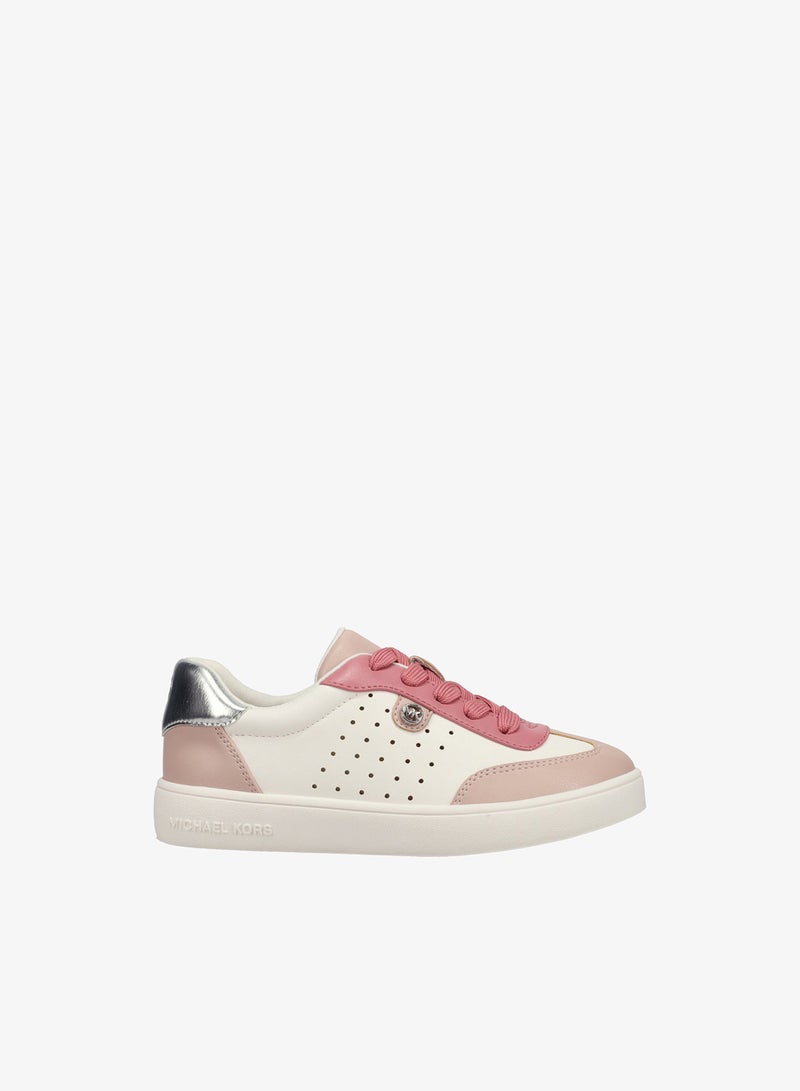 Michael Kors Youth Jem Scotty Lace Up Low Top Sneakers - Image 1